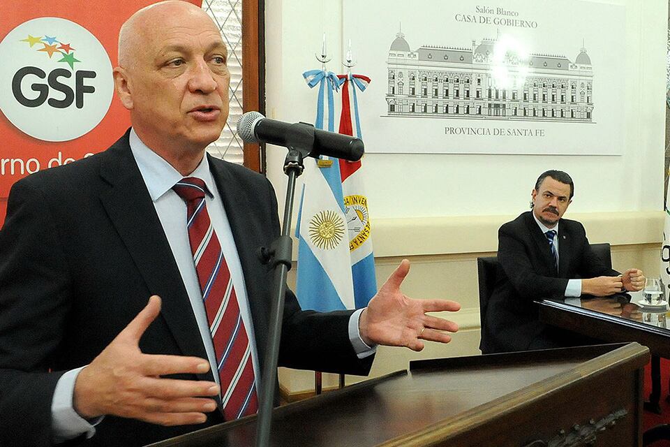 Bonfatti y Galassi en los tiempos que gobernaban la provincia.