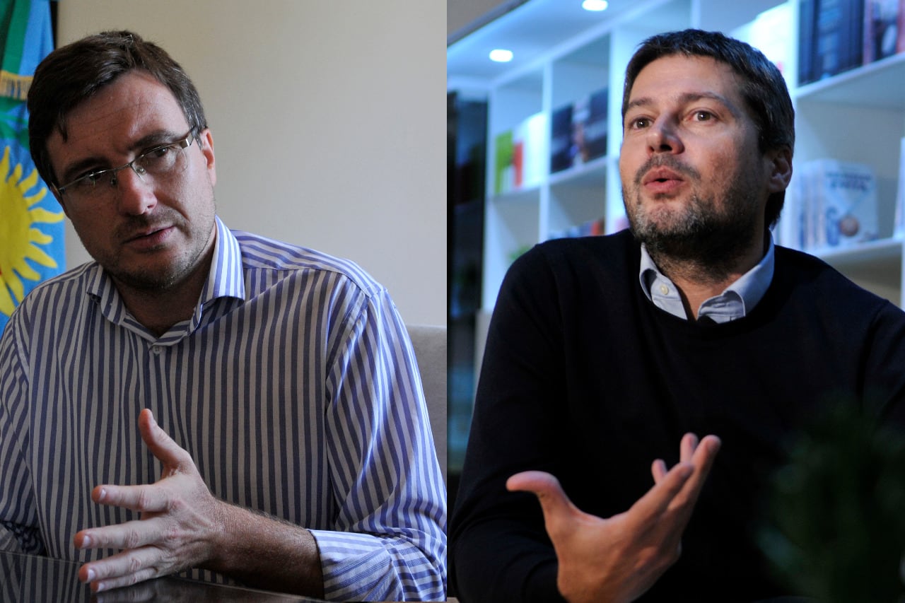 Lucas Ghi, intendente de Morón, y Matías Lammens, ministro de Turismo y Deportes.