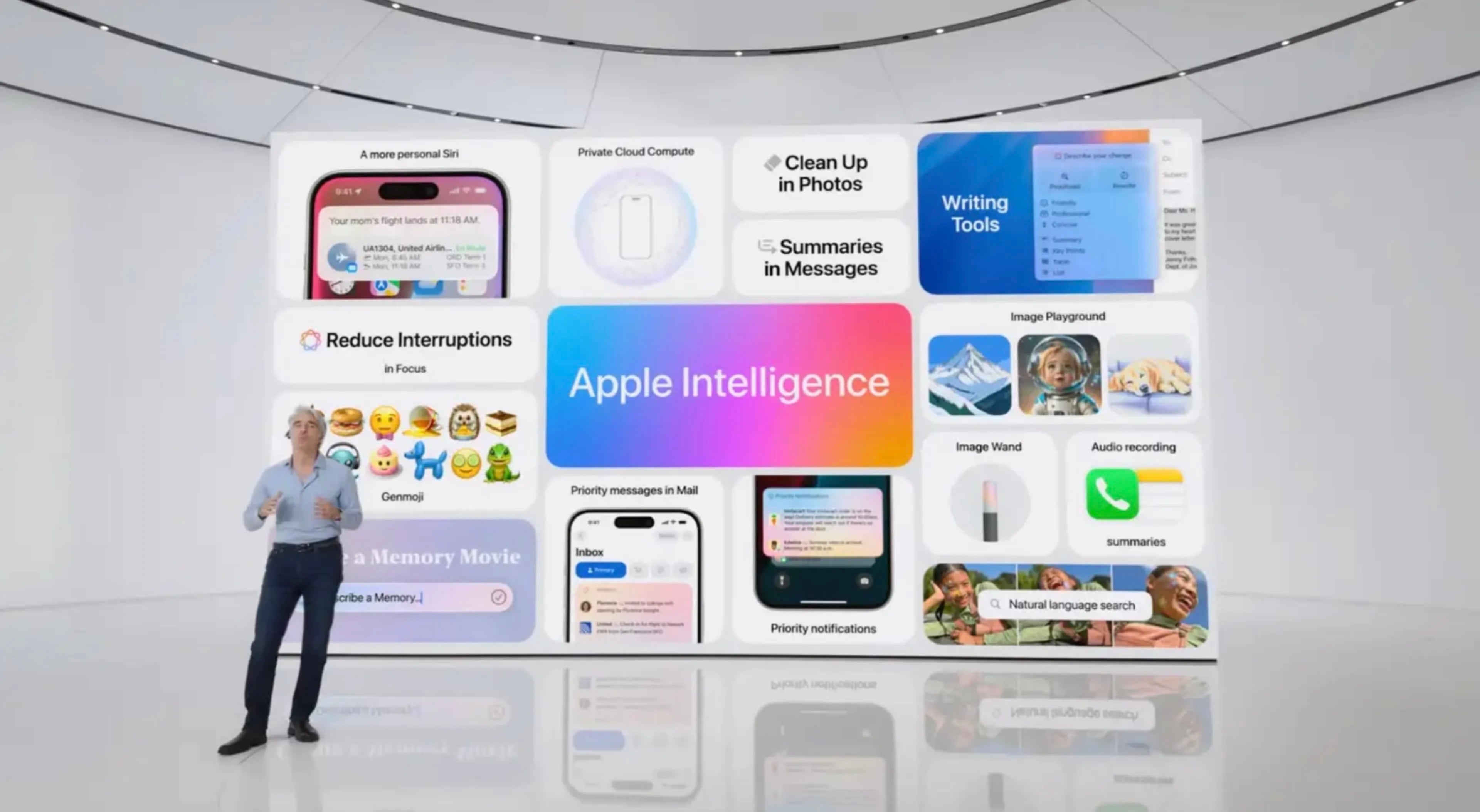 También se pospondrán las funciones de iPhone Mirroring y SharePlay Screen Sharing