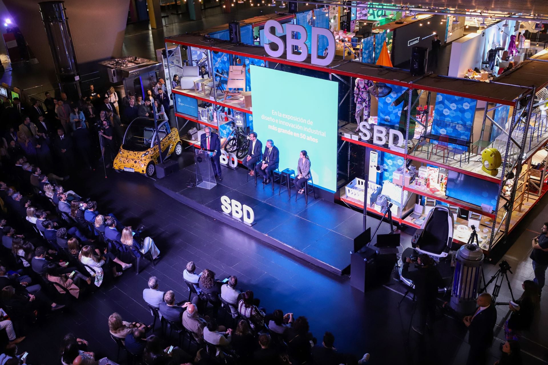 El evento celebrado en el Centro Cultural Kirchner estuvo encabezado por el presidente Alberto Fernández. (Foto: Prensa Buen Diseño)