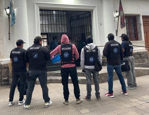 El allanamiento al Servicio Penitenciario a principios de mes. 