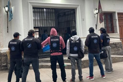 El allanamiento al Servicio Penitenciario a principios de mes.