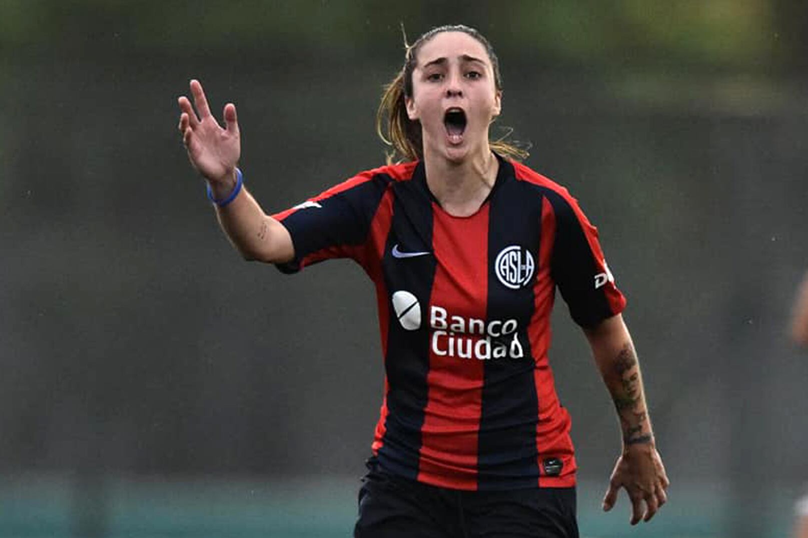 Maca Sánchez, jugadora de San Lorenzo.