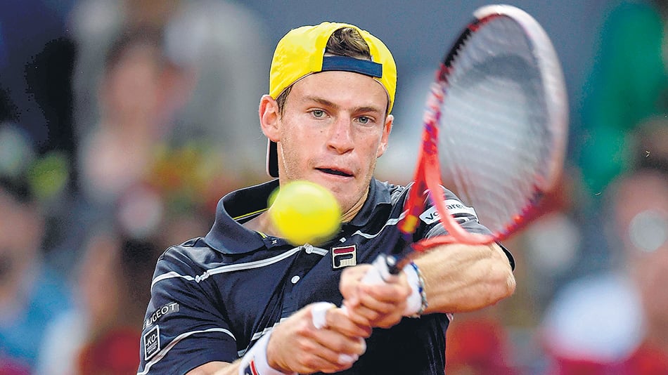Diego Schwartzman superó en todos los enfrentamientos que jugaron al chileno Jarry.