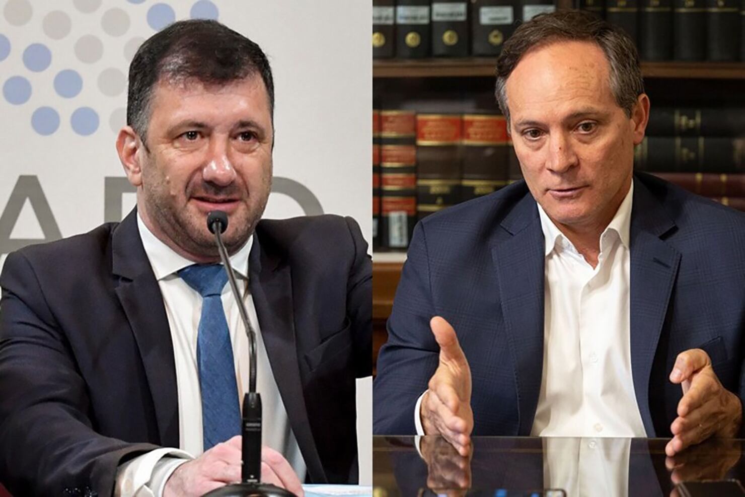 Senadores Edgardo Kueider y "Camau" Espínola.