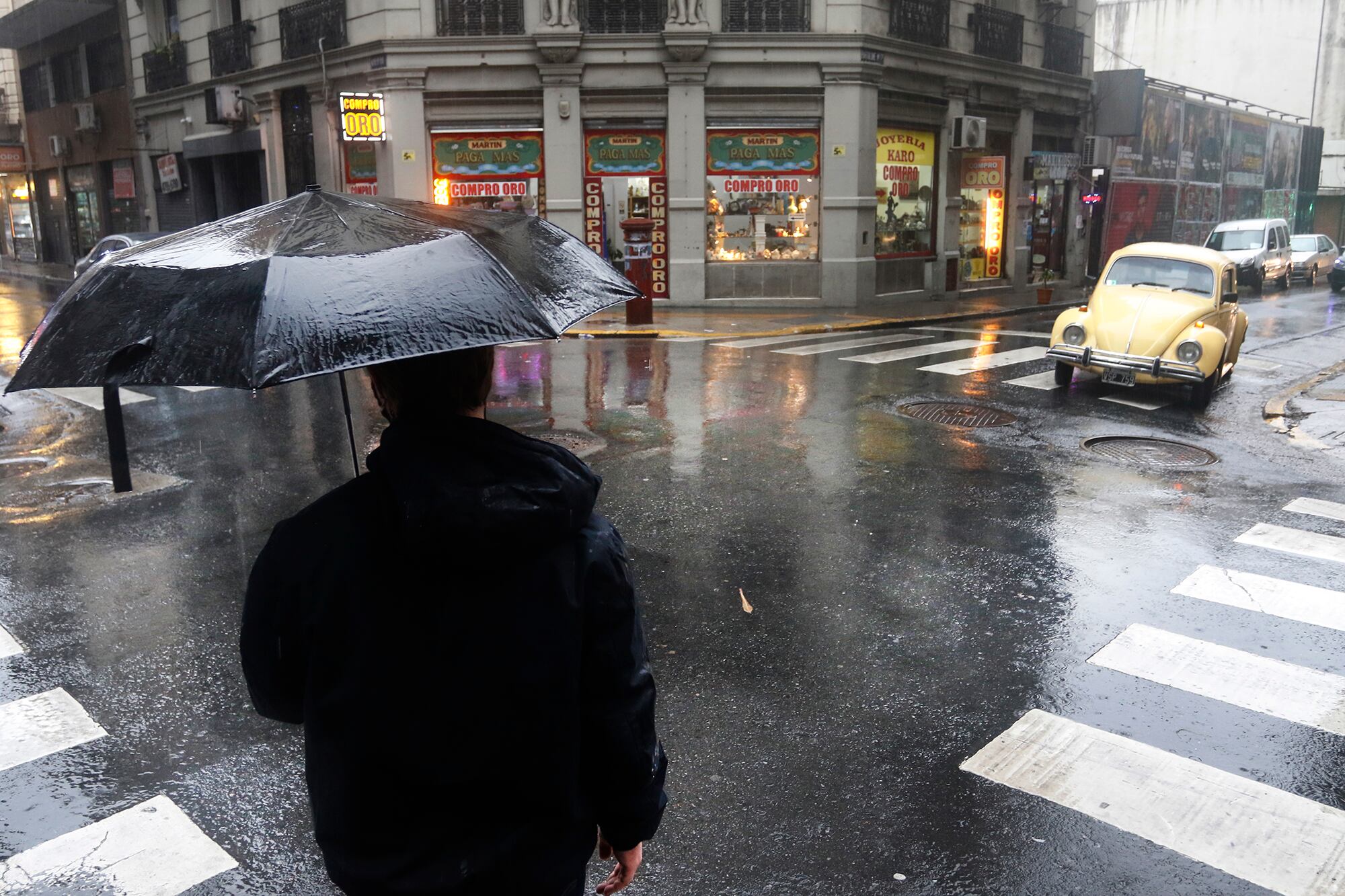 Las malas condiciones climáticas seguirán durante los próximos días (Foto: Leandro Teysseire).