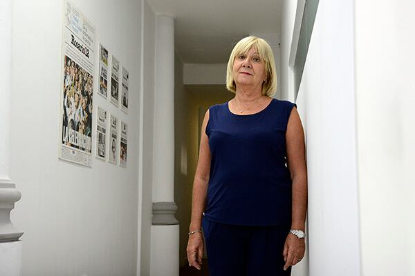 La diputada del bloque del PJ Matilde Bruera. 