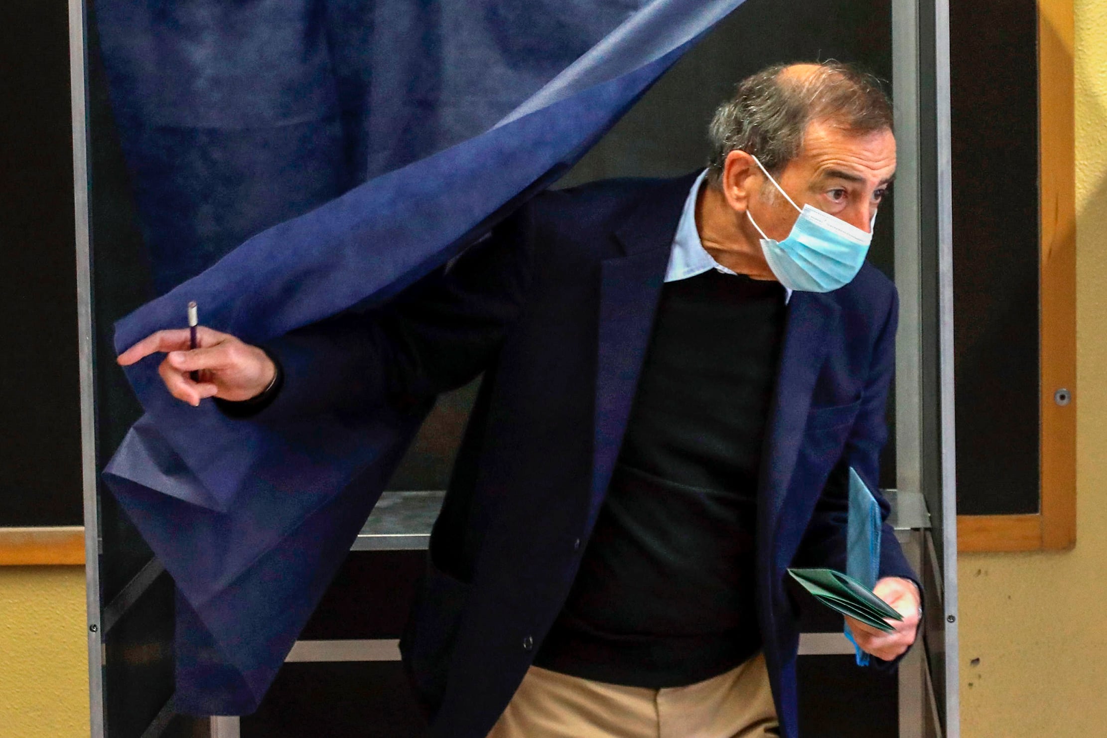 Giuseppe Sala, candidato ganador en Milán. 