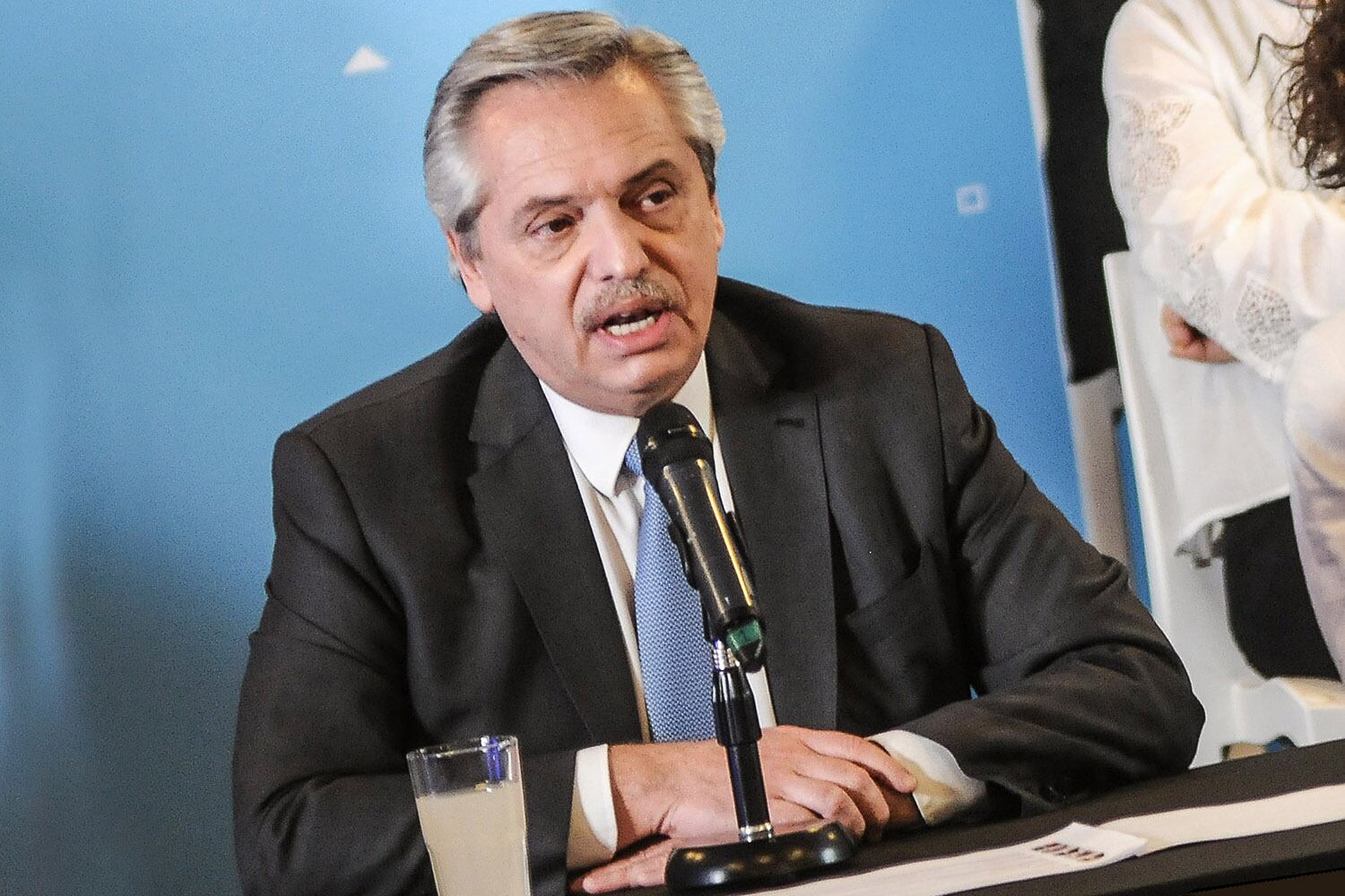 El presidente Alberto Fernández