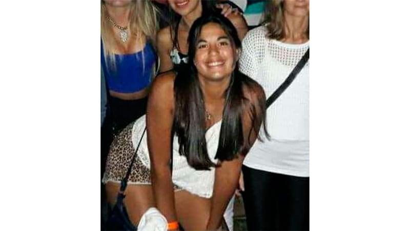 Así estaba Micaela el sábado, cuando se la vio por última vez.