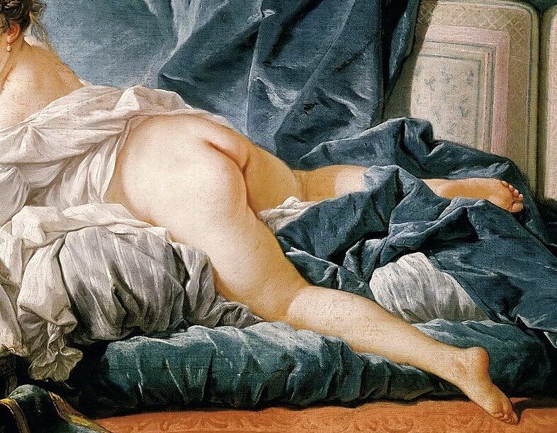 L’Odalisque Brune (fragmento), 1743, de François Boucher