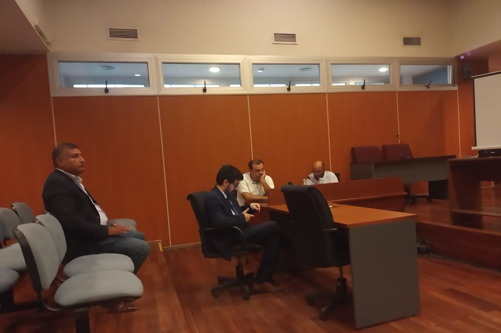 Gonza, Teseyra, Armando y Anagnostopulos.