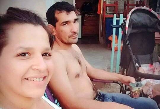 Jesica Fernández Argüello junto a su agresor, Justino del Valle Ríos.