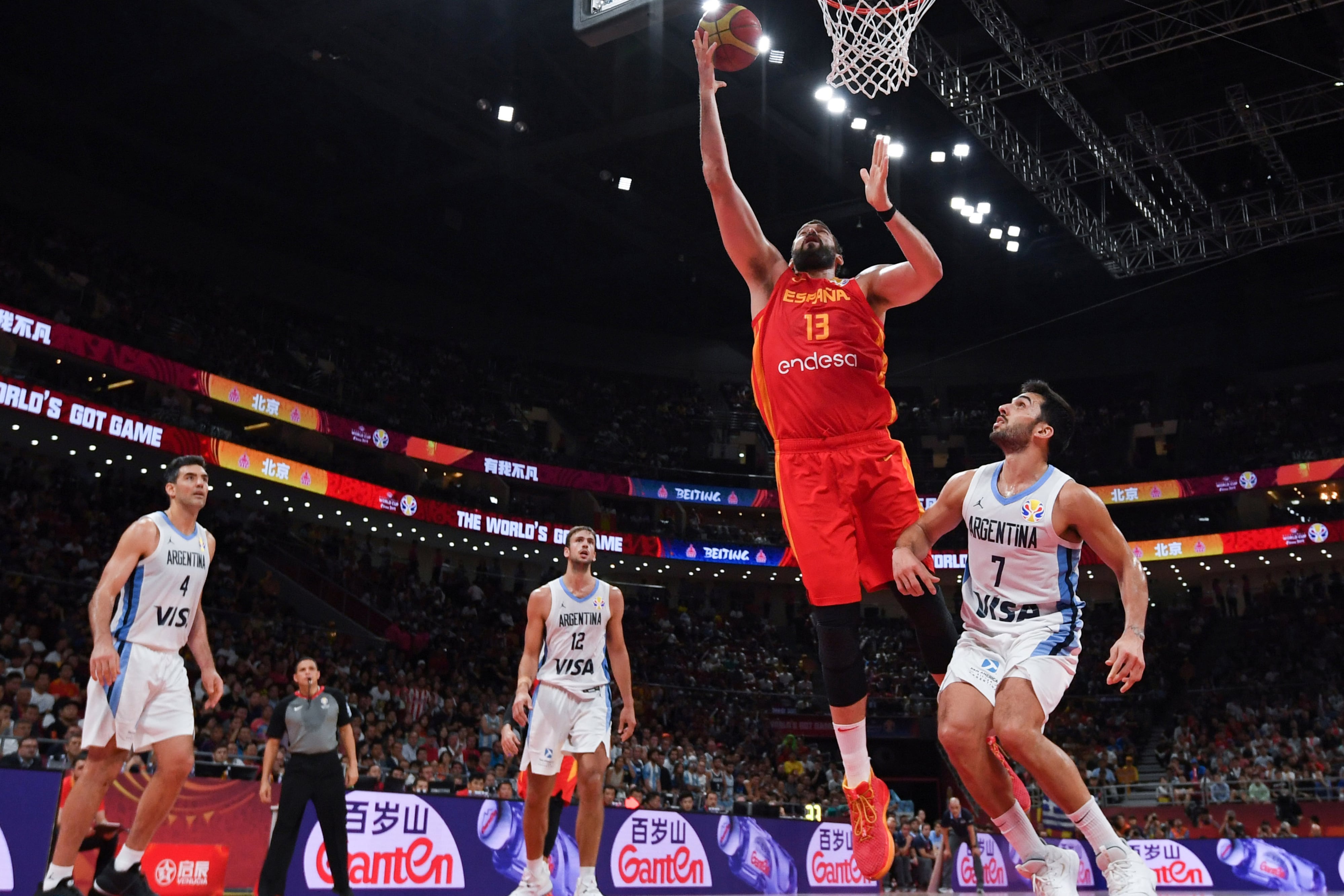 Marc Gasol, una de las claves de España en la pintura.