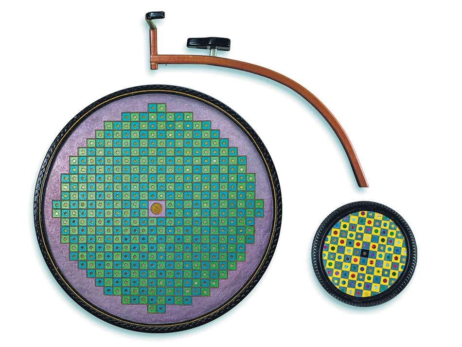 Bicicleta Financiera, 2004.Técnica mixta sobre madera