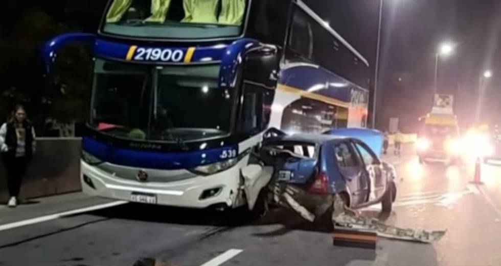 Triple choque en la Autopista 25 de Mayo: tres personas heridas – Página|12