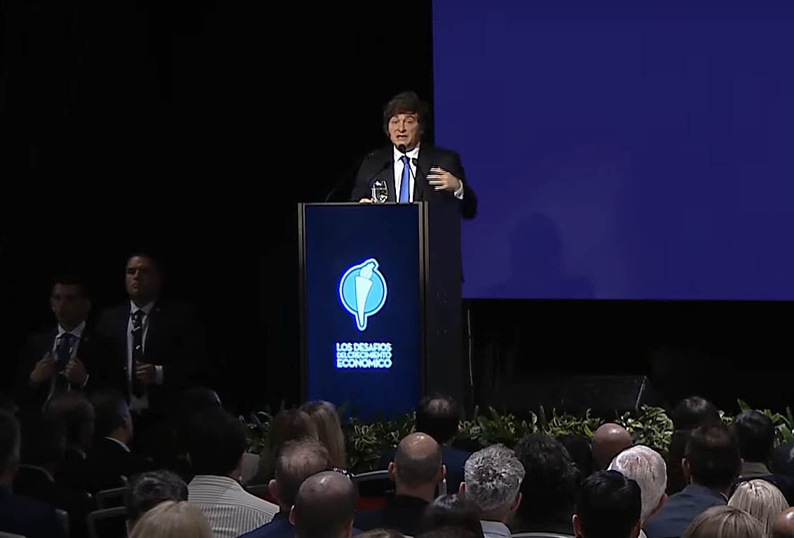 Javier Milei en Corrientes