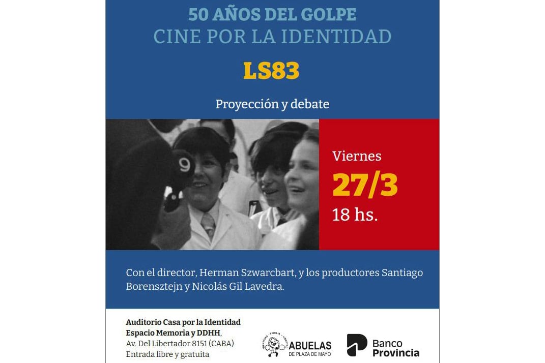 50 años del golpe, cine por la identidad.