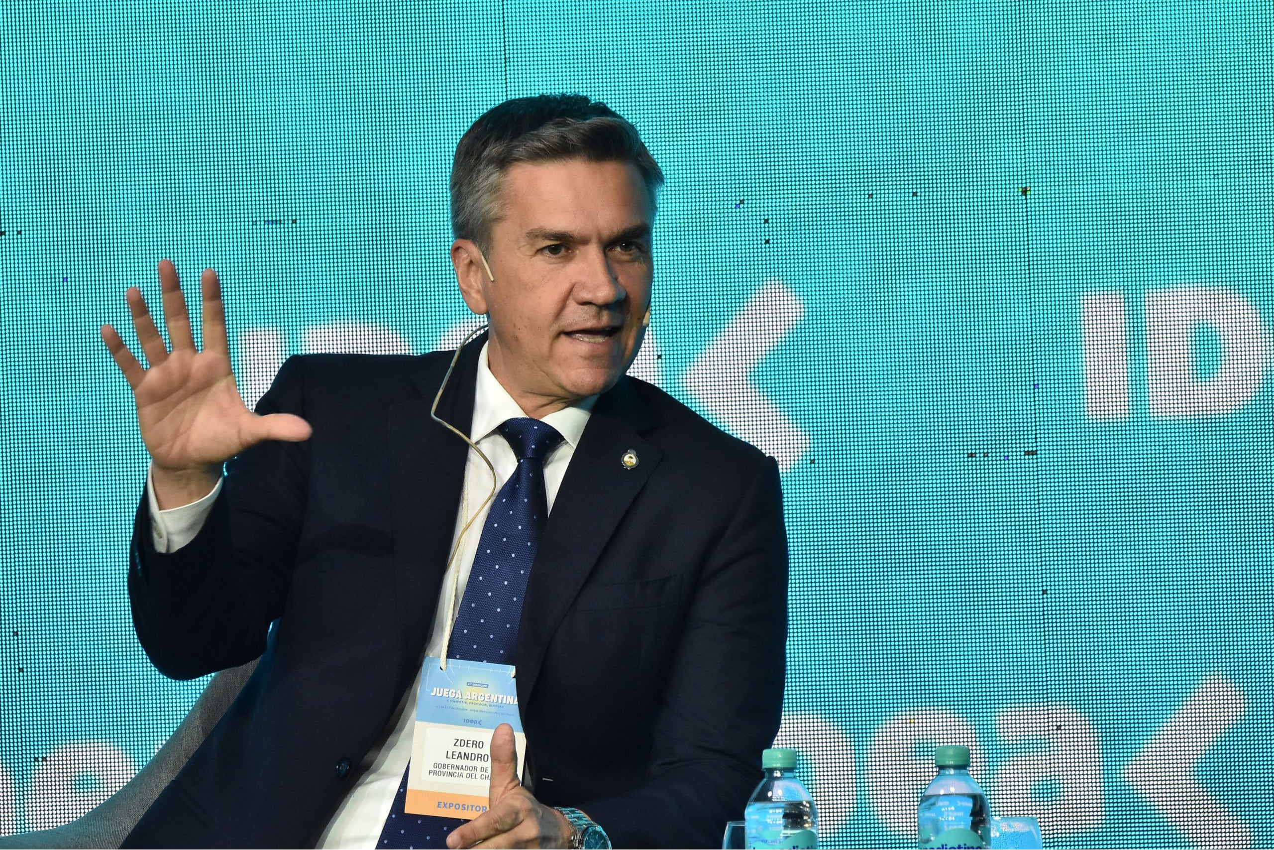 OCTUBRE 17: El Gobernador del Chaco Leandro Zdero durante el 61 Coloquio de IDEA