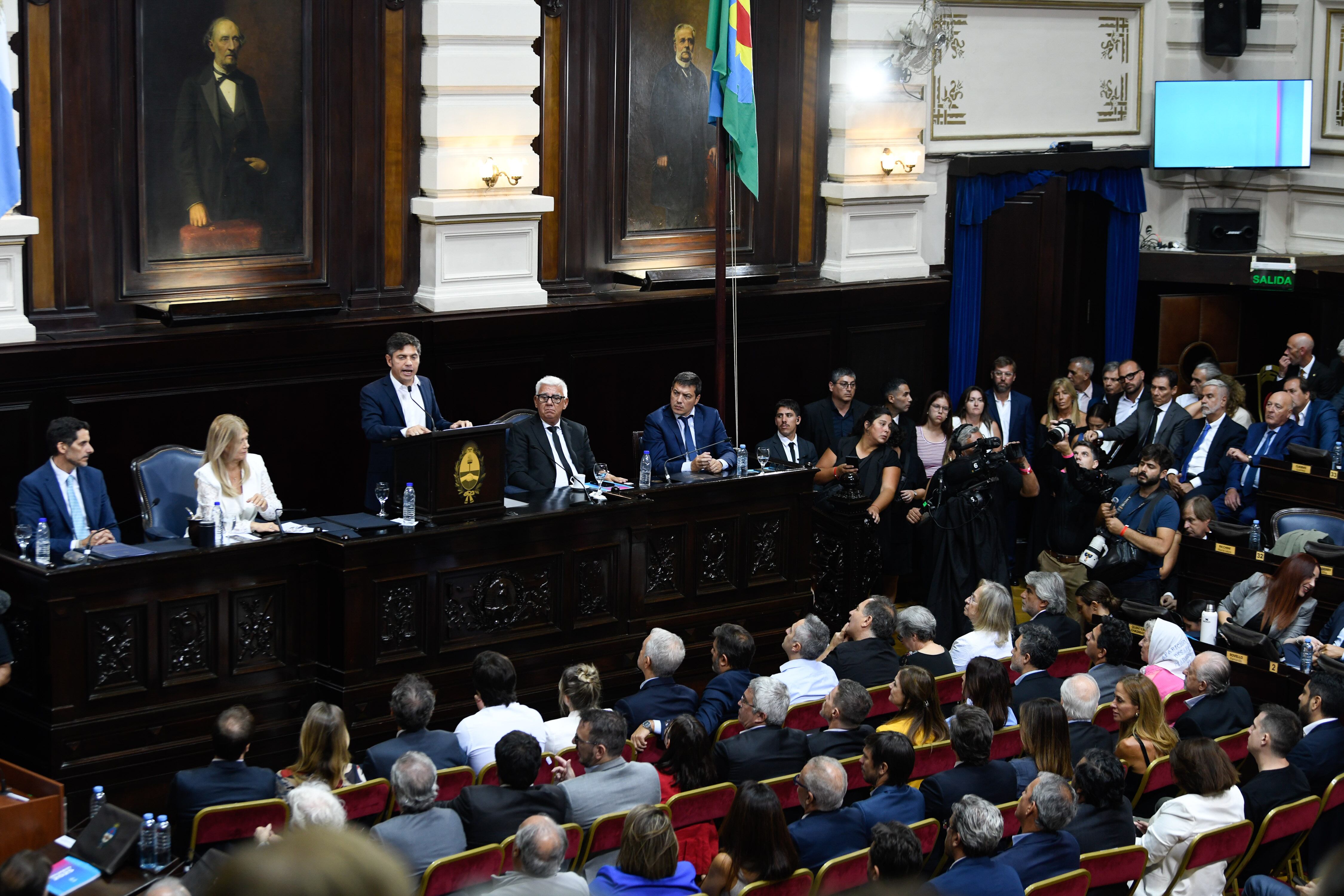 Kicillof habló al comienzo de las sesiones legislativas de la Provincia, 02/03/26