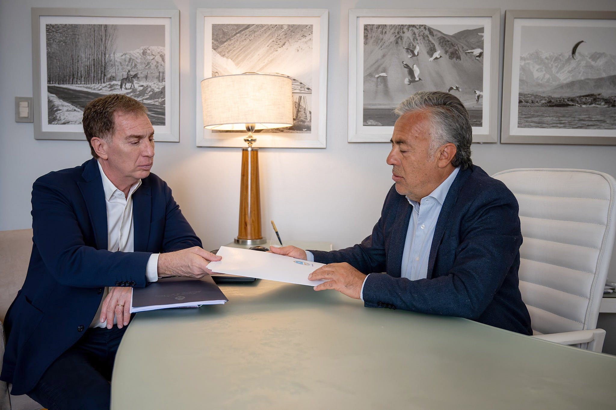 Diego Santilli y Alfredo Cornejo