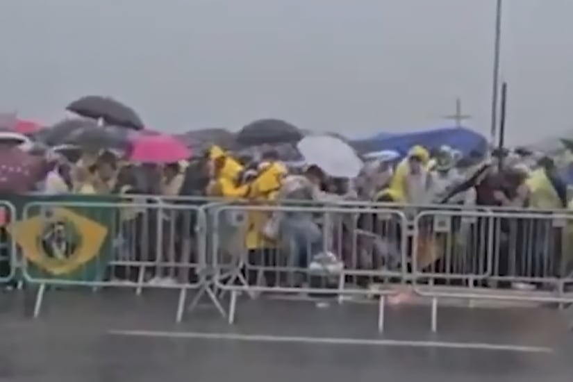 Brasilia, caida de un rayo en marcha a favor de Bolsonaro