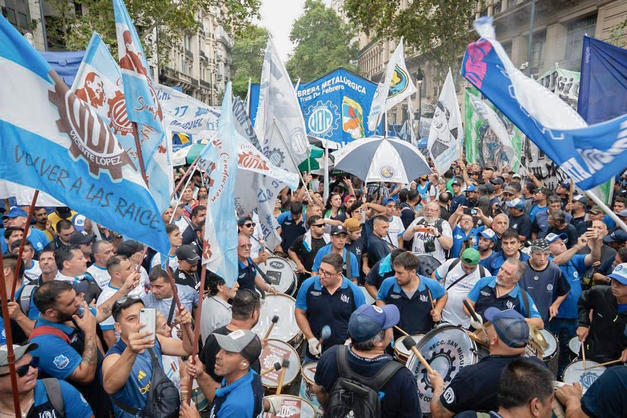 FOTO ALEJANDRA MORASANO
marcha protesta reforma laboral congreso
