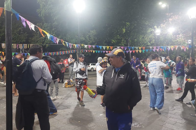 actividad afuera del Senado bonaerense 26-02-2026