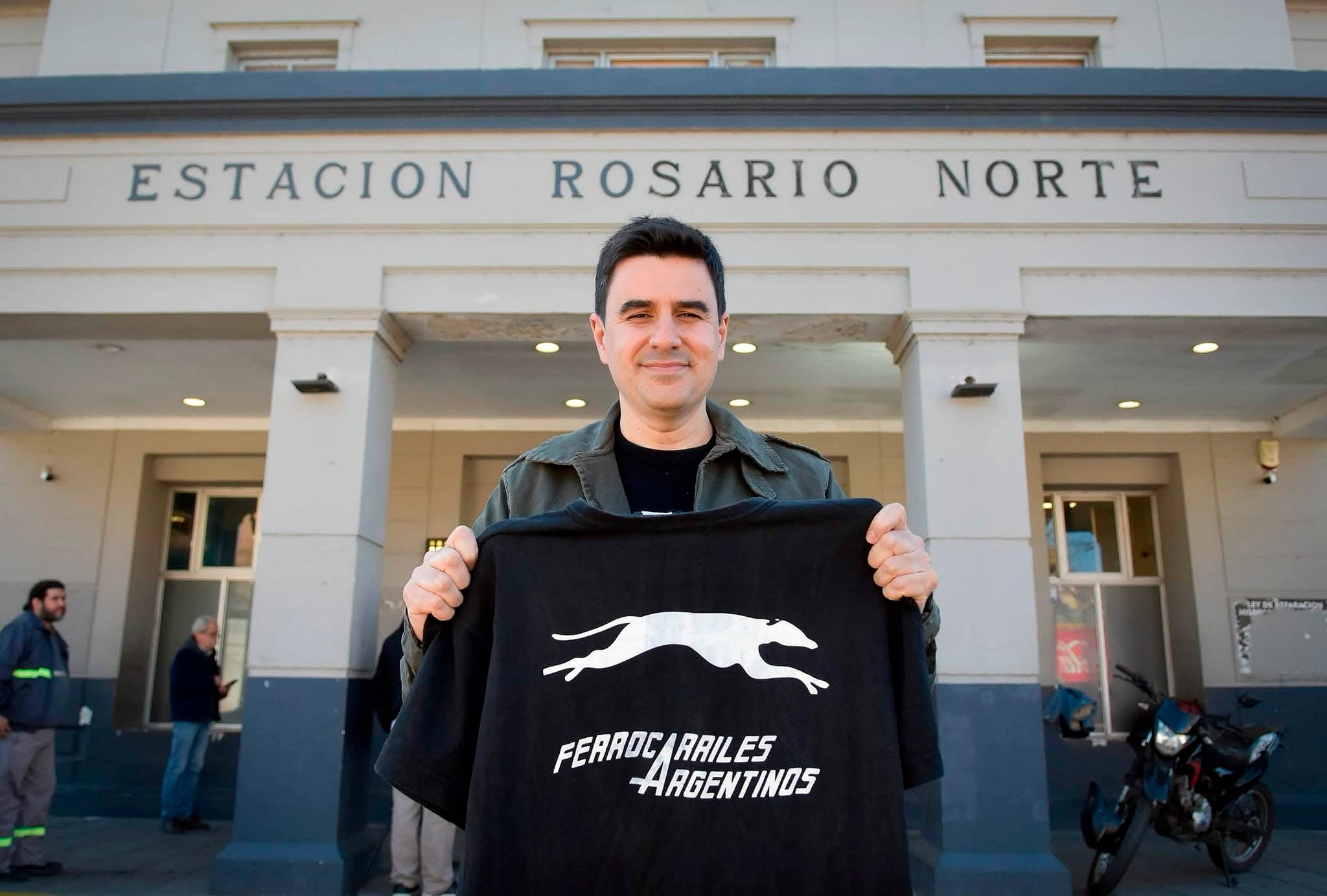 Eduardo Toniolli dirigente PJ en defensa de Ferrocarriles Argentinos