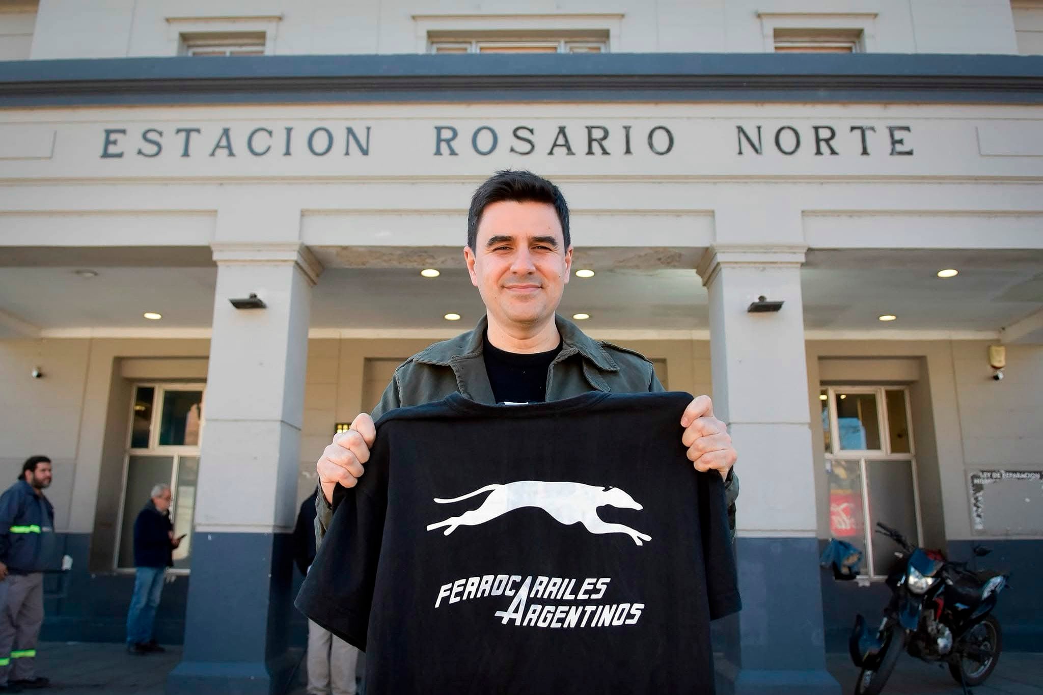 Eduardo Toniolli dirigente PJ en defensa de Ferrocarriles Argentinos