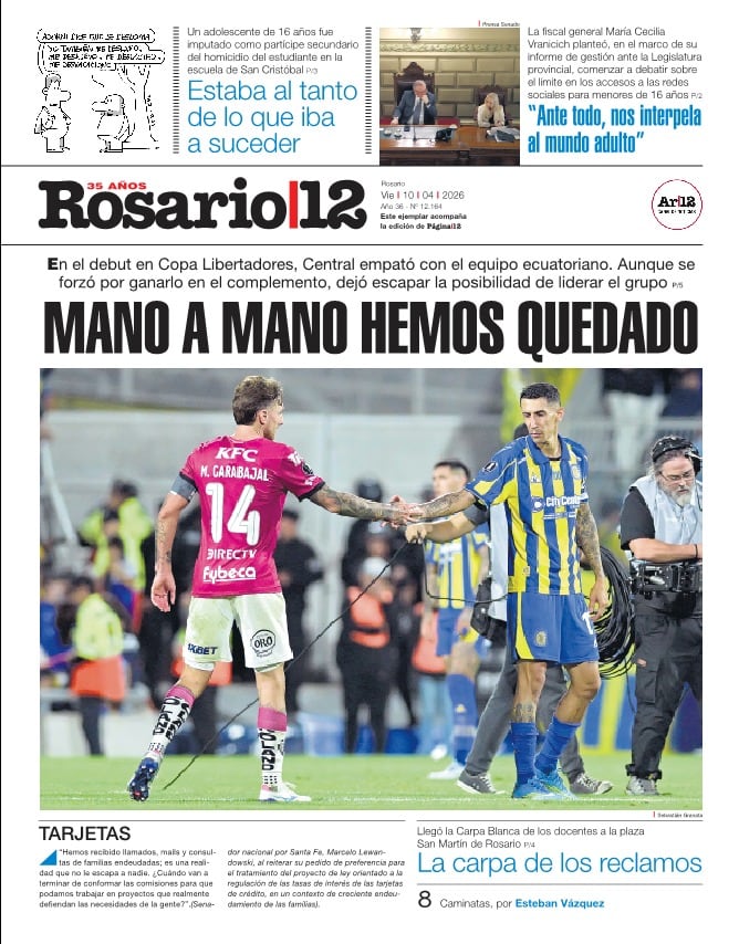 En el debut en Copa Libertadores, Central empató con el equipo ecuatoriano. Aunque se forzó por ganarlo en el complemento, dejó escapar la posibilidad de liderar el grupo