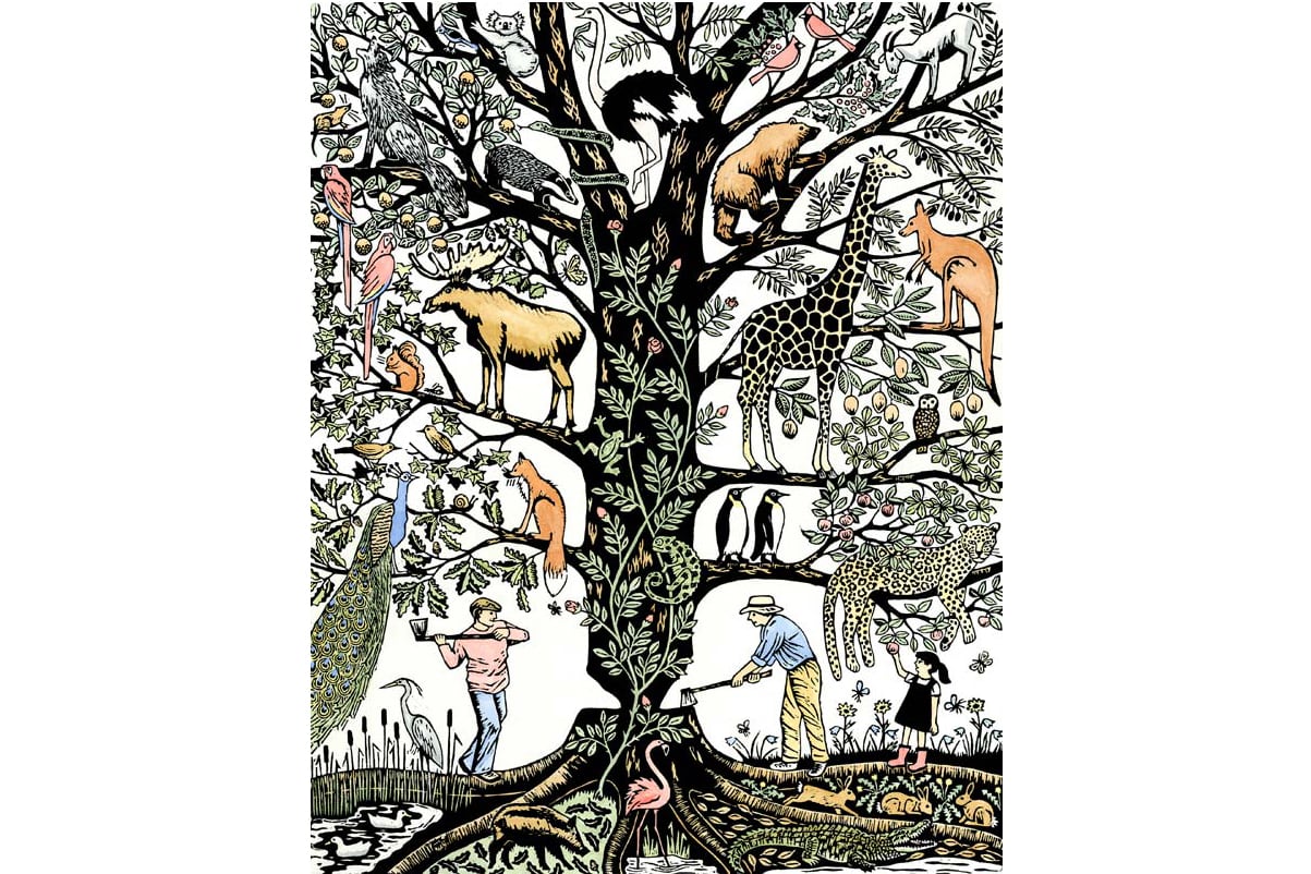 Mass Extinction llustración psicología