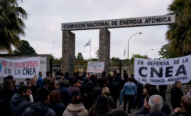 Protesta Trabajadores CNEA