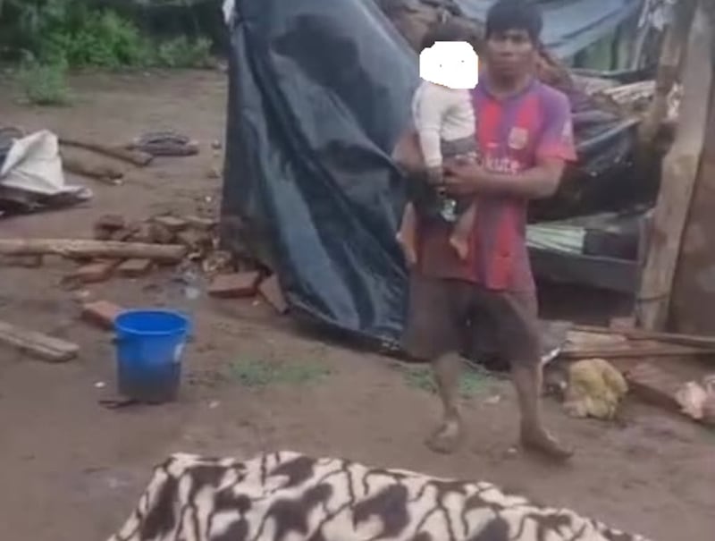 Es integrante de una comunidad wichí