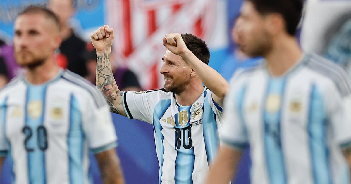Messi lo hizo: apareció el clima mundialista en la noche televisiva del martes