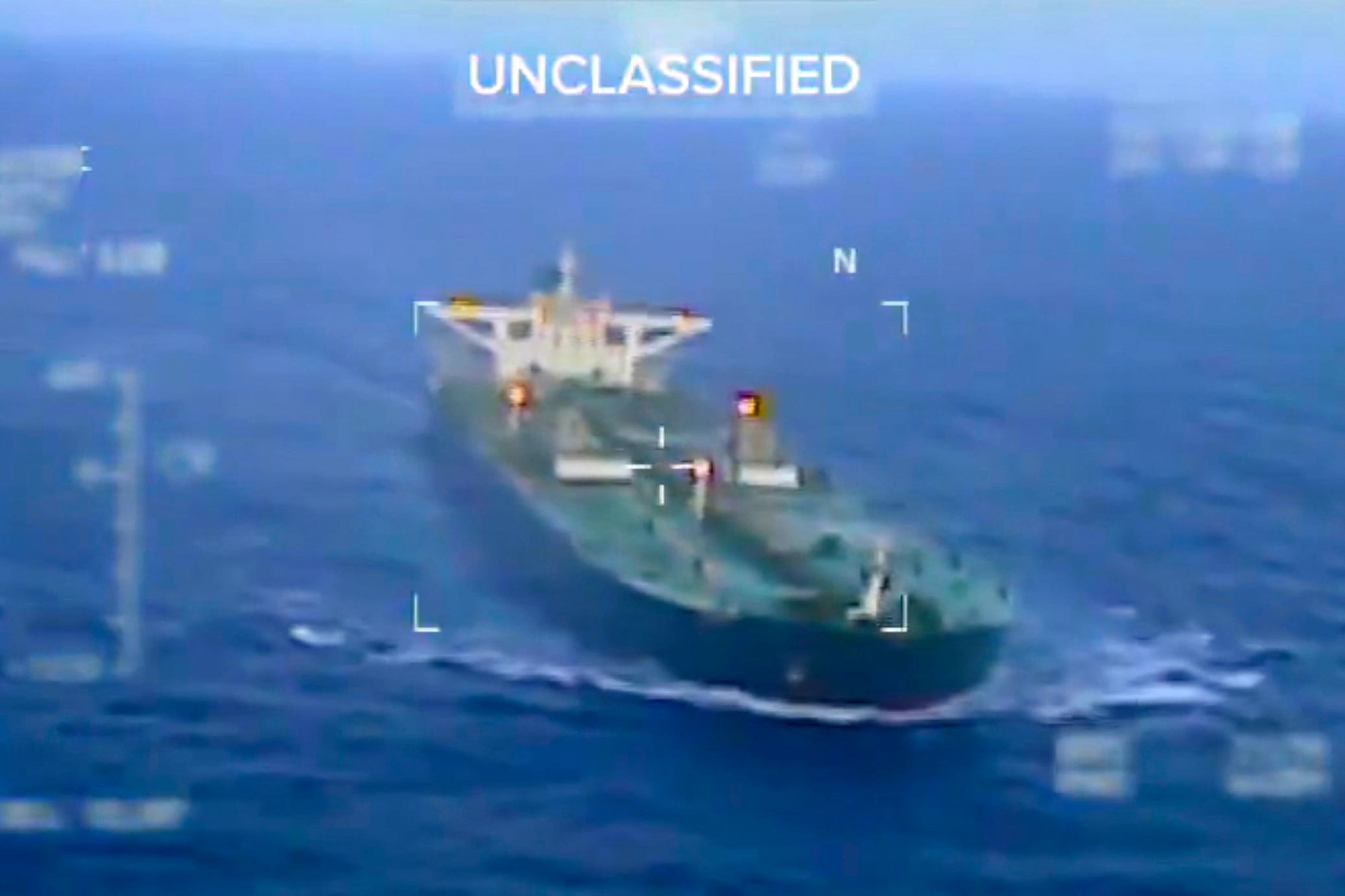 This screen grab taken from a video posted on the X account of US Secretary of Homeland Security Kristi Noem shows the Centuries crude oil tanker, last docked in Venezuela, as it is apprehended by the US Coast Guard on December 20, 2025. The United States "apprehended" an oil tanker off Venezuela on December 20, the latest salvo in a pressure campaign against Caracas, the US government said.
It was the second time in two weeks that US forces have interdicted a tanker in the region, and comes days after President Donald Trump announced a blockade of "sanctioned oil vessels" heading to and leaving Venezuela. (Photo by Handout / US Secretary of Homeland Security Kristi Noem's X account / AFP) / RESTRICTED TO EDITORIAL USE - MANDATORY CREDIT "AFP PHOTO / US SECRETARY OF HOMELAND SECURITY KRISTI NOEM'S X ACCOUNT " - NO MARKETING NO ADVERTISING CAMPAIGNS - DISTRIBUTED AS A SERVICE TO CLIENTS