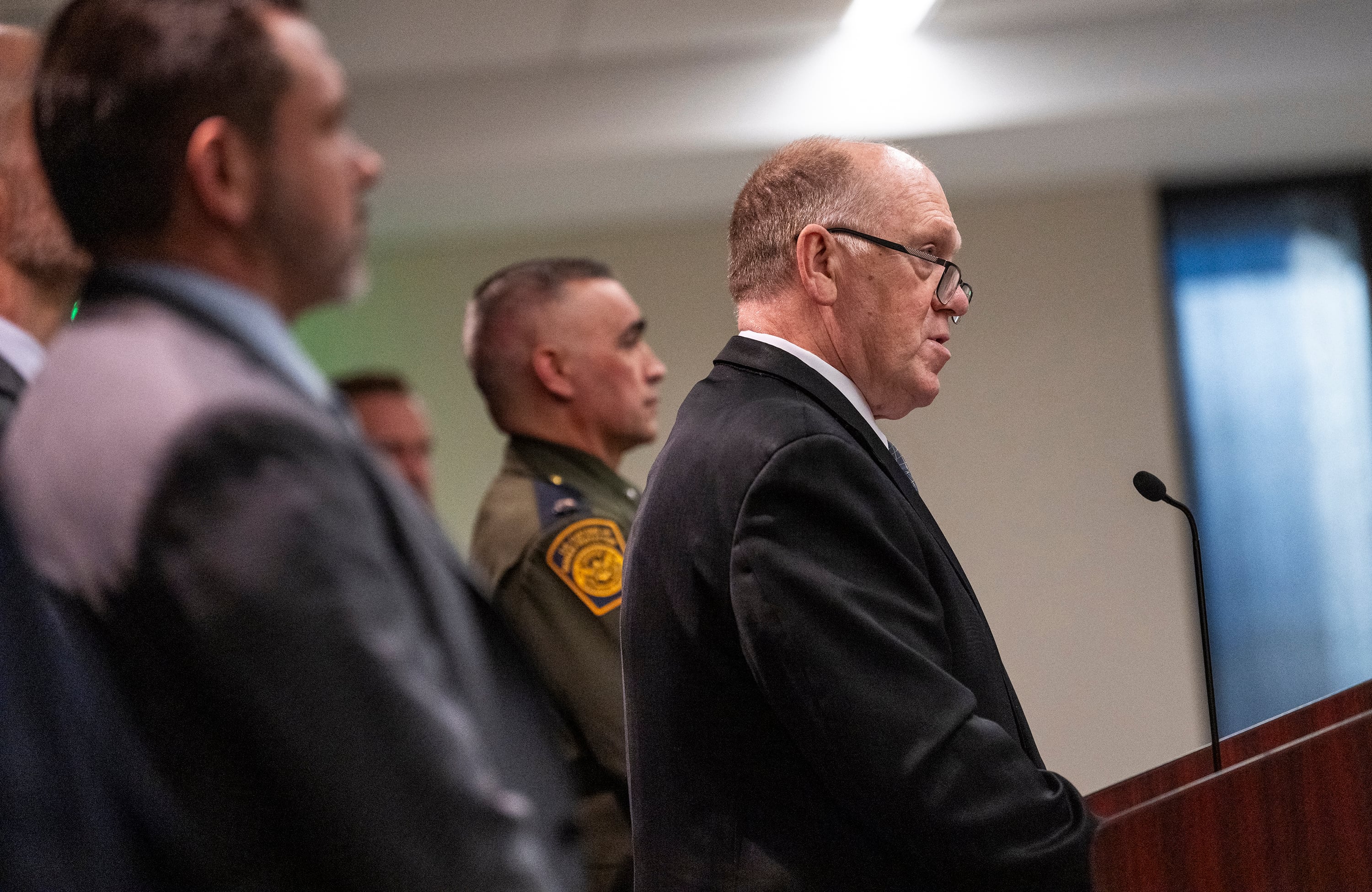 Border Czar Tom Homan Speaks To The Press In Minneapolis