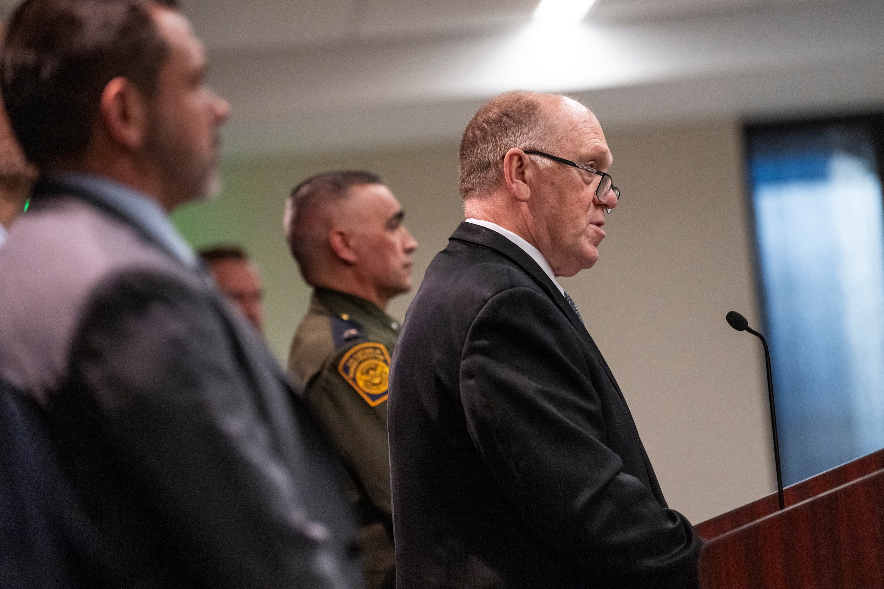 Border Czar Tom Homan Speaks To The Press In Minneapolis