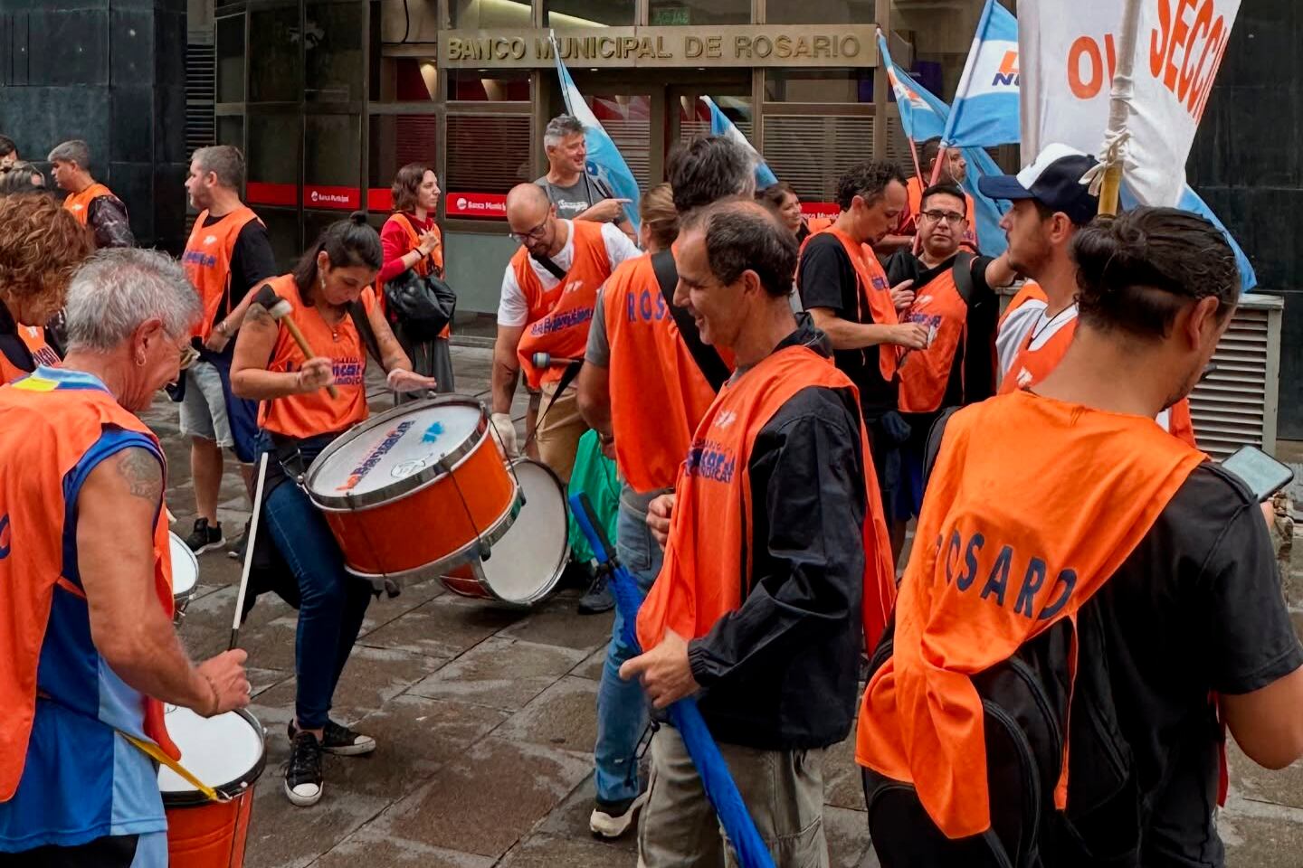paro nacional rosario marcha gremio bancario