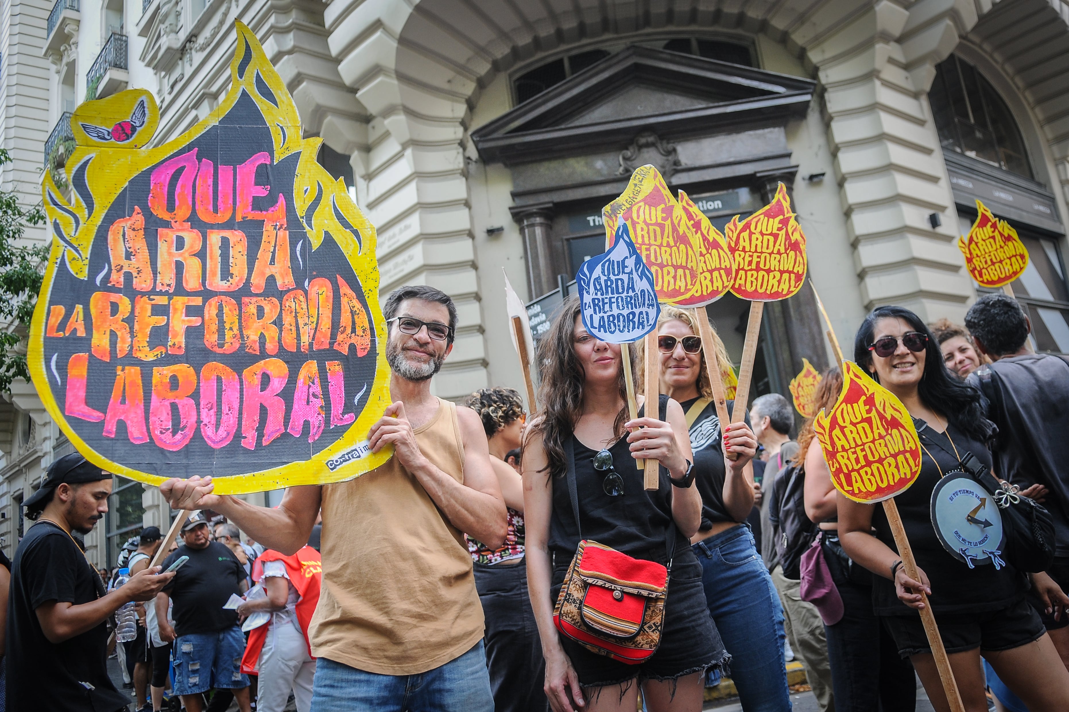 Buenos Aires, 11 de febrero de 2026
Marcha contra la reforma laboral
Foto: Guadalupe Lombardo