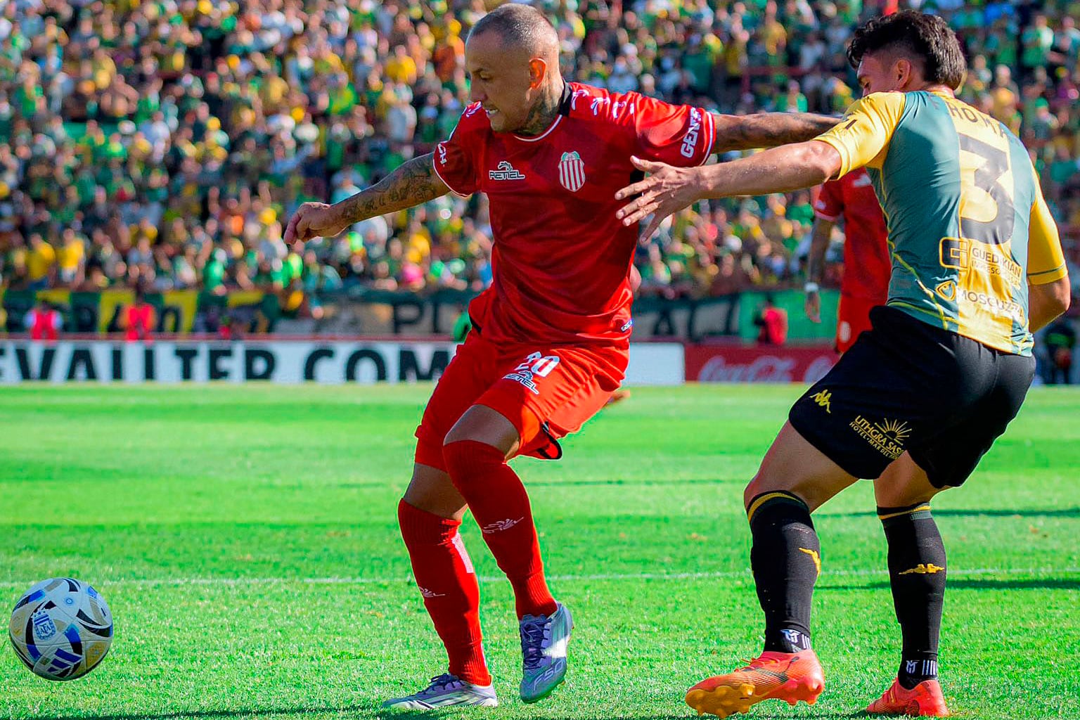 NOTICIAS ARGENTINAS BAIRES ENERO 28: Aldosivi se enfrenta a Barracas Central en el estadio José María Minella, en la ciudad de Mar del Plata, por la fecha 2 del Torneo Apertura 2026 de la Liga Profesional. FOTO: (X/REDES@barracascentral)/NA.