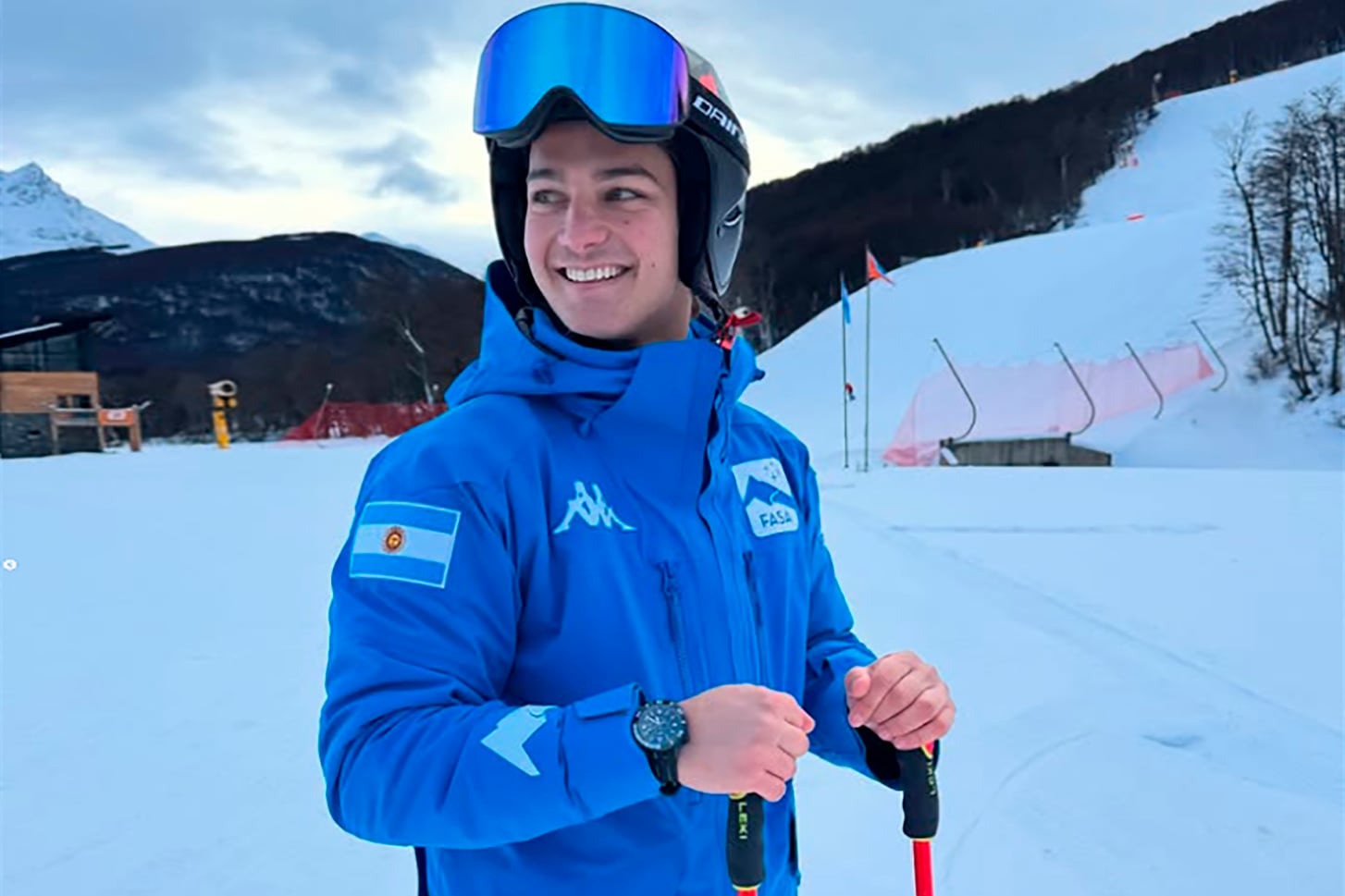 FOTO REDES SOCIALES
tiziano gravier esqui