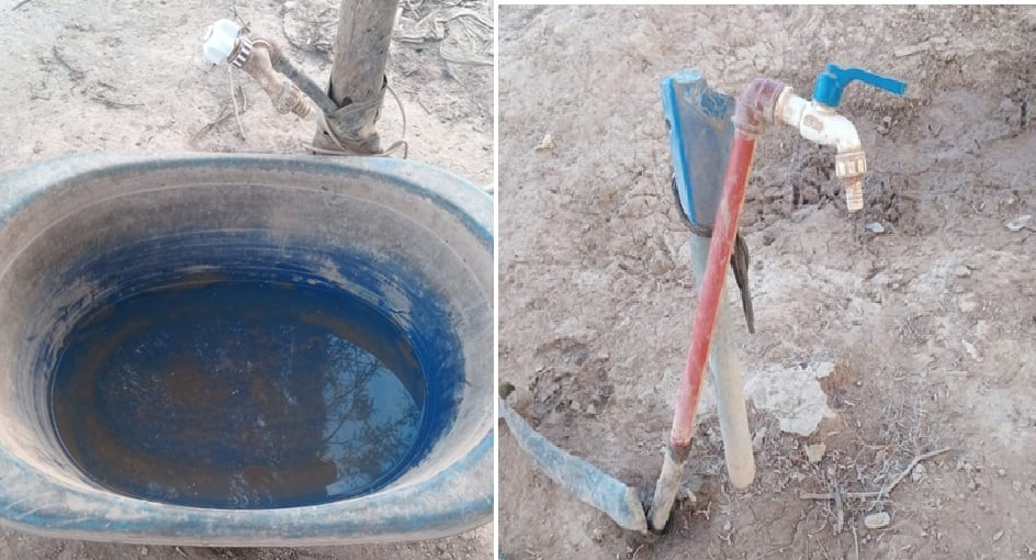 Hay un solo camión aguatero