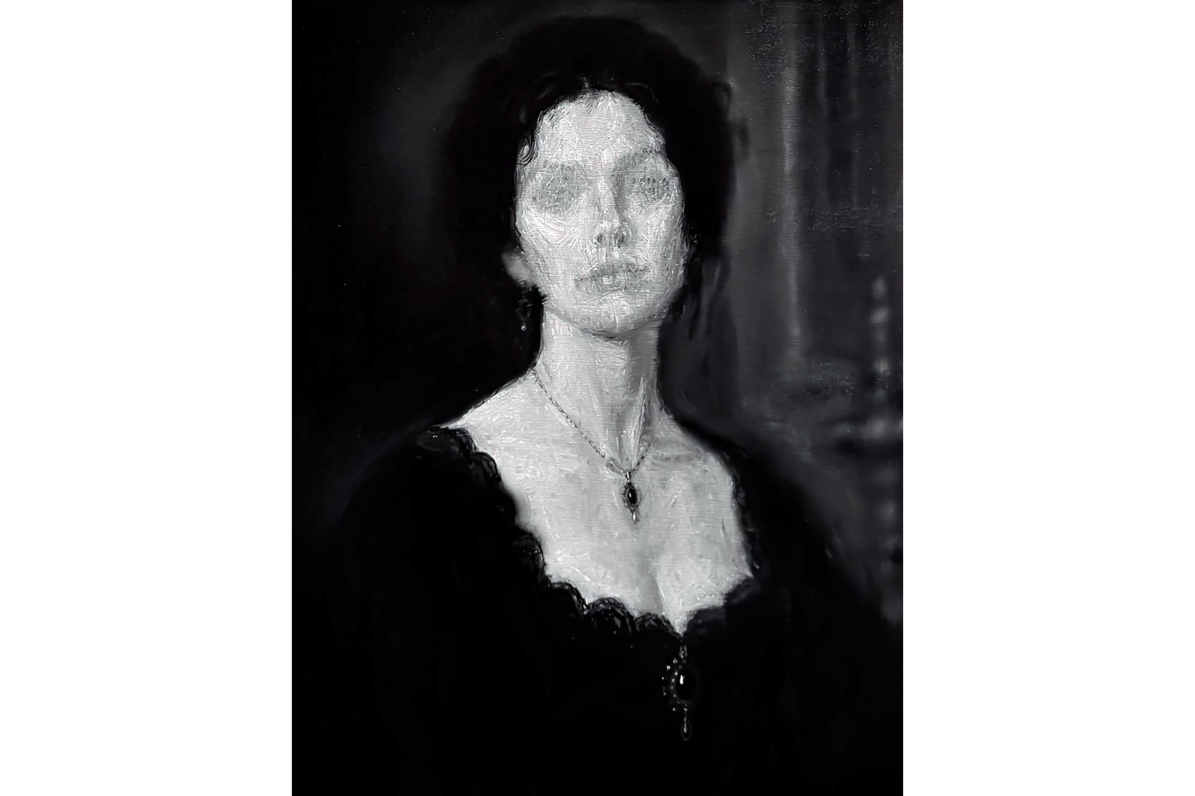 Retrato de Rosaura del pintor Juan Andrés Videla