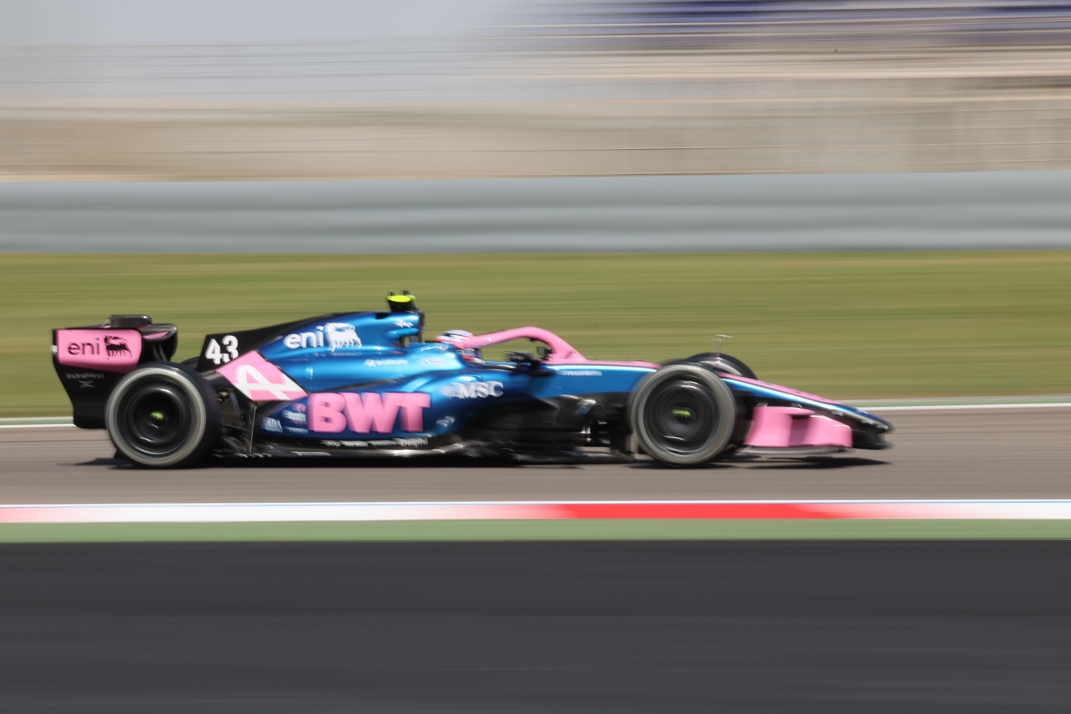 SAKHIR (Bahrain), 11/02/2026.- Alpine driver Franco Colapinto of Argentina in action during Formula 1 pre-season testing at Bahrain International Circuit in Sakhir, Bahrain, 11 February 2026. (Fórmula Uno, Bahrein) EFE/EPA/ALI HAIDER