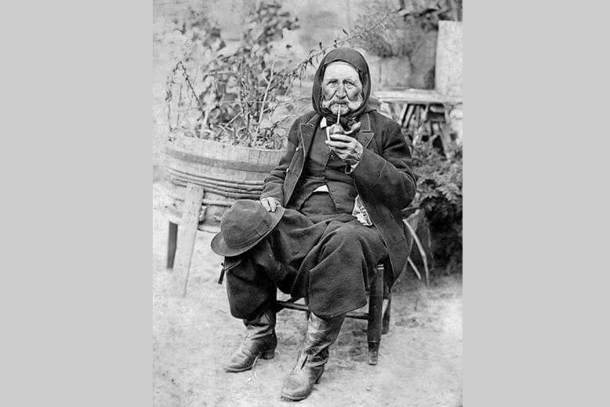 Gaucho tomando mate