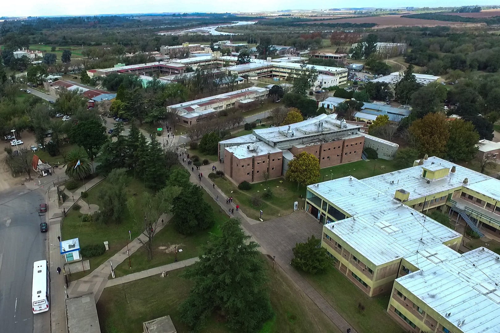 Vista aérea campus de la Universidad Nacional de Río Cuarto