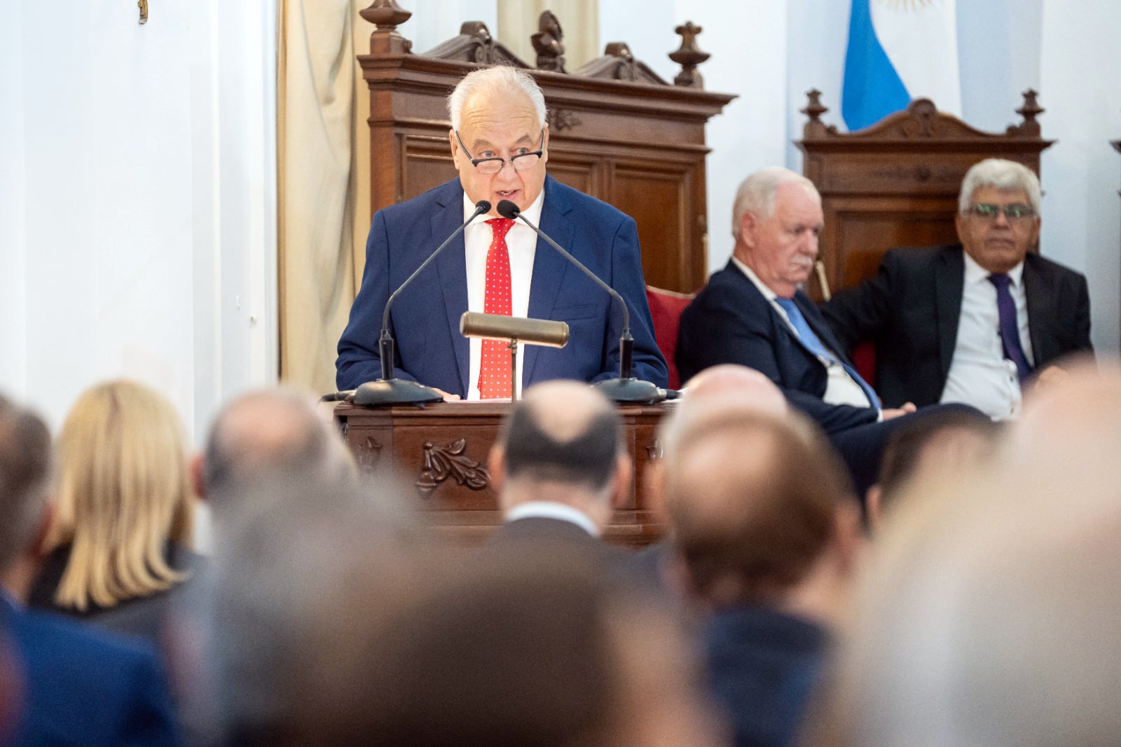 Rafael Gutierrez presidente corte suprema de justicia de santa fe. Apertura año judicial