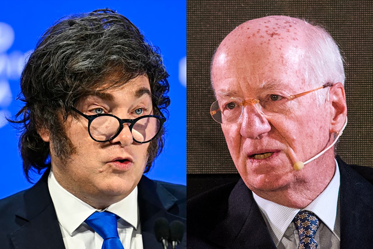 FOTO ARCHIVO
javier milei paolo rocca