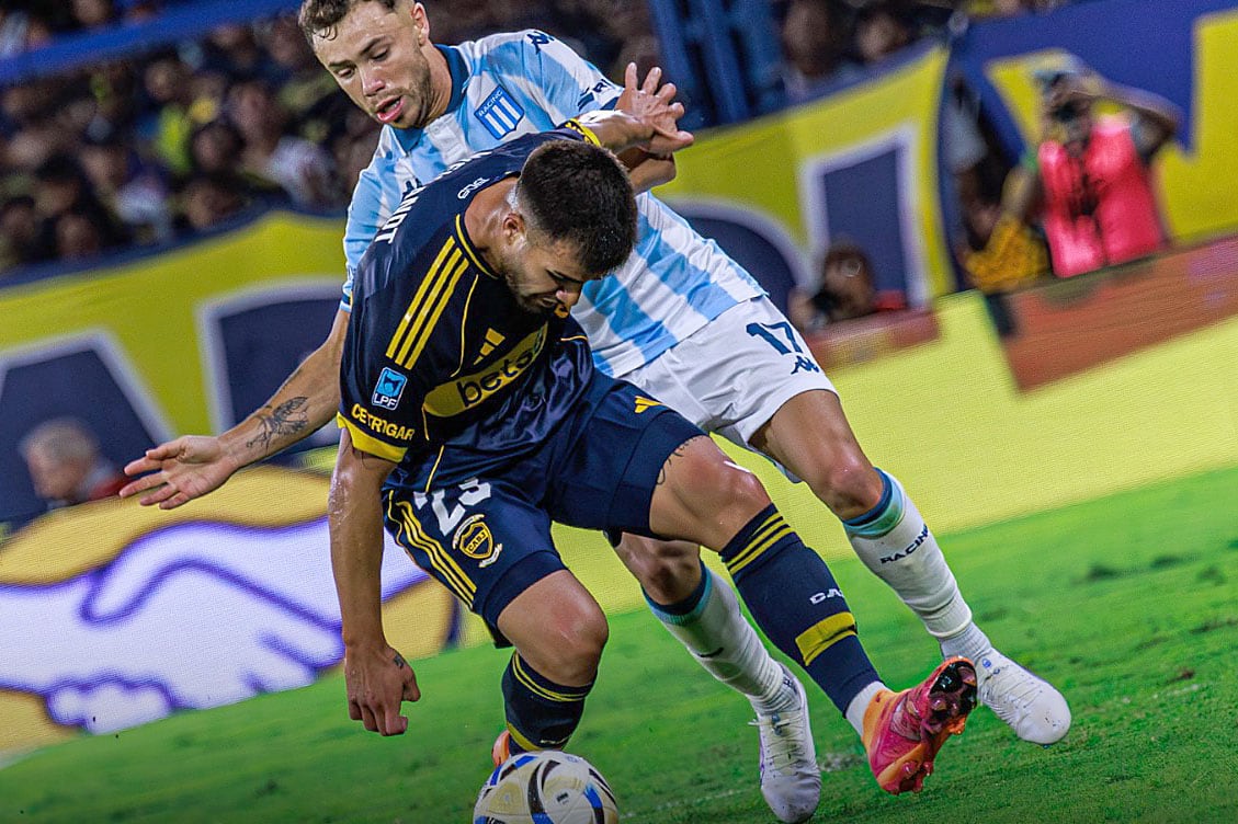 NOTICIAS ARGENTINAS BAIRES FEBRERO 20: Boca se enfrenta a Racing en el estadio La Bombonera, por el Torneo Apertura2026 de la Liga Profesional.